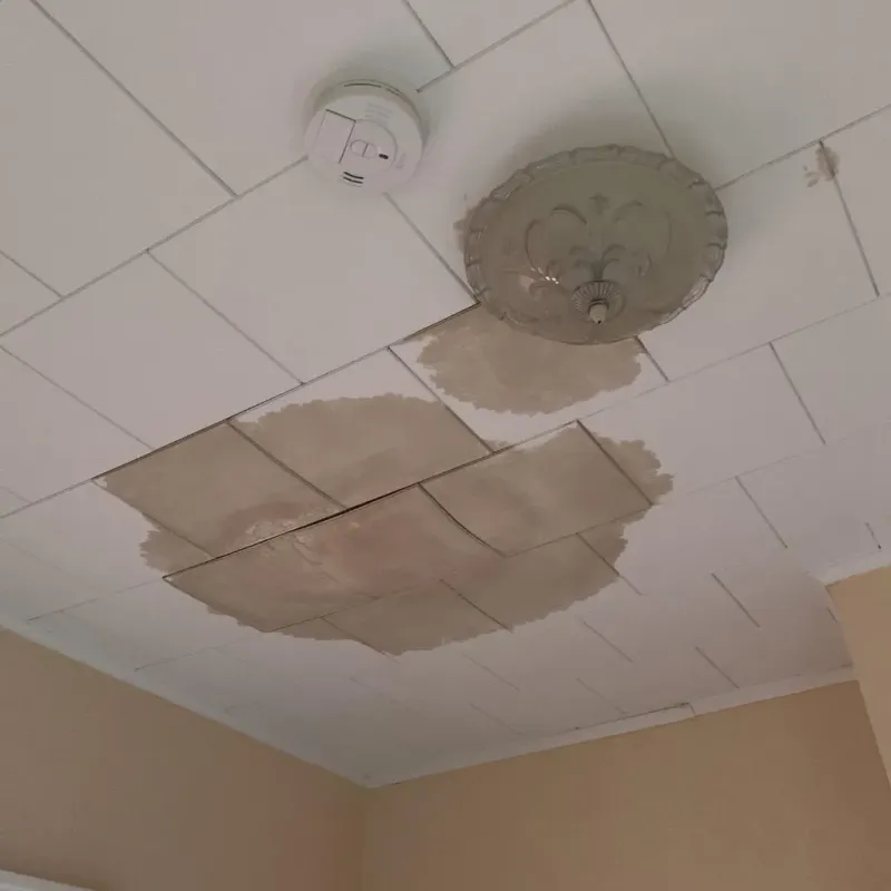 Ceiling Water Damage Repair in Lunenburg, VT