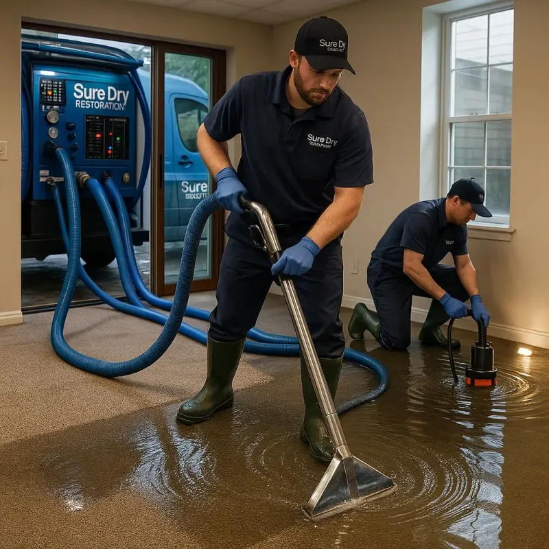 Water Extraction and Removal process in Lunenburg, VT